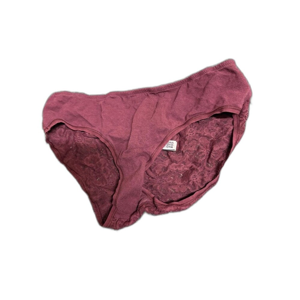 Victoria's Secret Girls' Lace-Trim Bikini Briefs in Plum